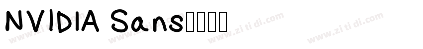 NVIDlA Sans字体转换